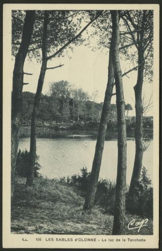 "Le lac de la Tanchette".